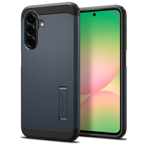 Huse telefoane - Husa pentru Samsung Galaxy A56 5G - Spigen Tough Armor - Metal Slate