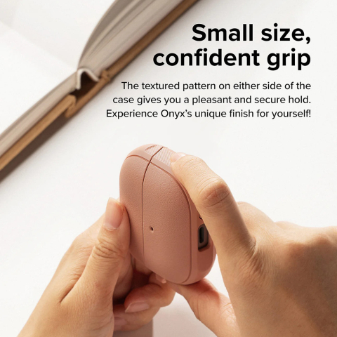 Husa pentru Samsung Galaxy Buds 3 / 3 Pro - Ringke Onyx Magnetic - Constant Coral [2]