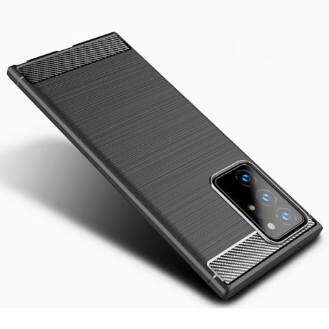 Husa pentru Samsung Galaxy Note 20 Ultra / Note 20 Ultra 5G - Techsuit Carbon Silicone - Black [4]