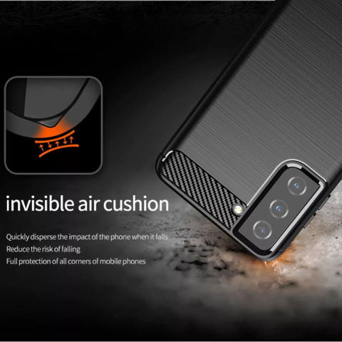 Husa pentru Samsung Galaxy S20 FE / S20 FE 5G - Techsuit Carbon Silicone - Blue [2]