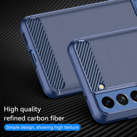 Husa pentru Samsung Galaxy S20 FE / S20 FE 5G - Techsuit Carbon Silicone - Blue [4]