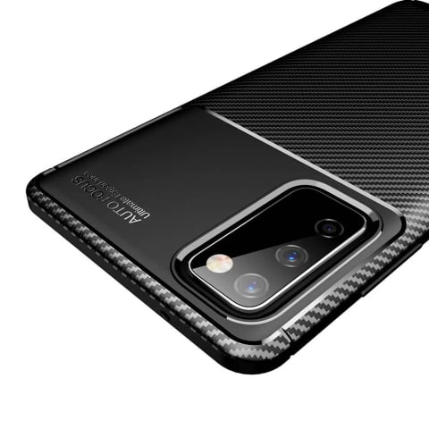 Husa pentru Samsung Galaxy S20 FE / S20 FE 5G - Techsuit CarbonFiber - Black [5]