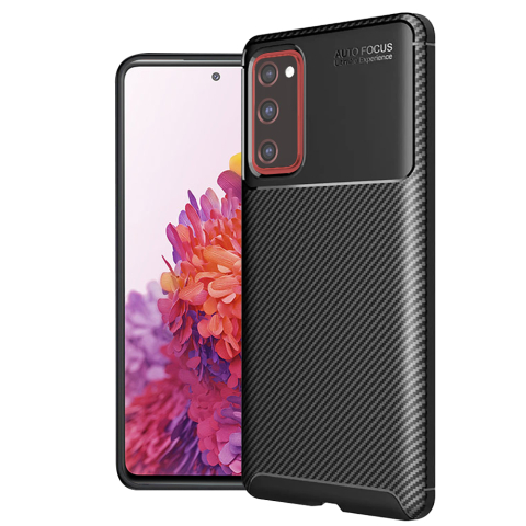 Huse telefoane - Husa pentru Samsung Galaxy S20 FE / S20 FE 5G - Techsuit CarbonFiber - Black