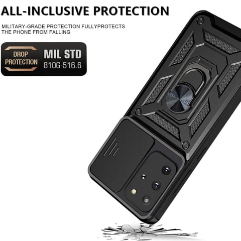 Husa pentru Samsung Galaxy S20 Plus 4G / S20 Plus 5G - Techsuit CamShield Series - Black [4]
