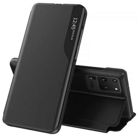 Huse & Folii Telefoane - Husa pentru Samsung Galaxy S20 Ultra 4G / S20 Ultra 5G - Techsuit eFold Series - Black