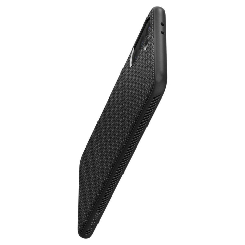 Husa pentru Samsung Galaxy S21 5G - Spigen Liquid Air - Matte Black [9]