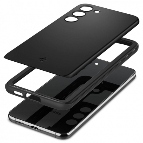 Husa pentru Samsung Galaxy S23 - Spigen Thin Fit - Black [5]