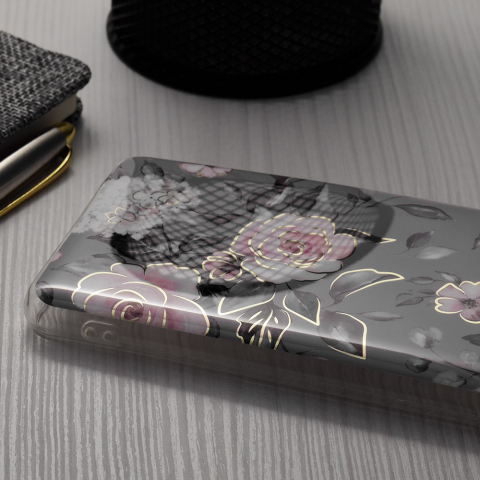 Husa pentru Samsung Galaxy S23 - Techsuit Marble Series - Bloom of Ruth Gray [3]