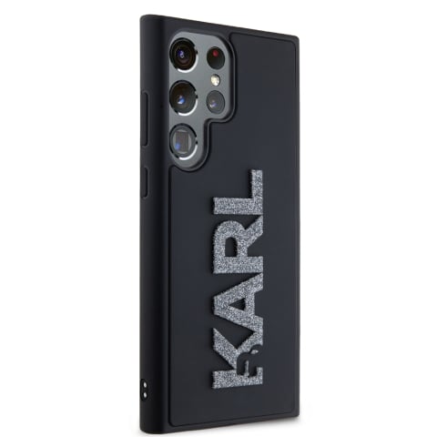 Husa pentru Samsung Galaxy S23 Ultra - Karl Lagerfeld 3D Design  - Rubber Glitter Logo [2]