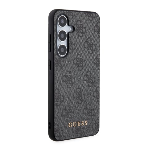 Husa pentru Samsung Galaxy S24 - Guess Hardcase 4G Metal Gold Logo  - Black [2]