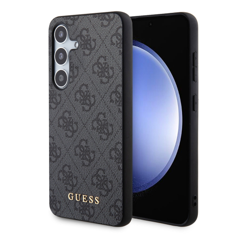 Huse & Folii Telefoane - Husa pentru Samsung Galaxy S24 - Guess Hardcase 4G Metal Gold Logo  - Black