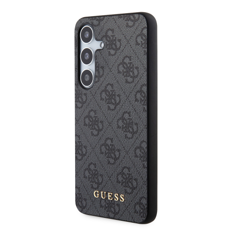 Husa pentru Samsung Galaxy S24 - Guess Hardcase 4G Metal Gold Logo  - Black [3]