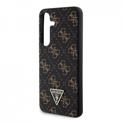 Husa pentru Samsung Galaxy S24 - Guess Hardcase 4G Triangle Metal Logo - Black [2]