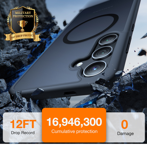 Husa pentru Samsung Galaxy S24 - Torras Guardian Magnetic Series - Black [5]