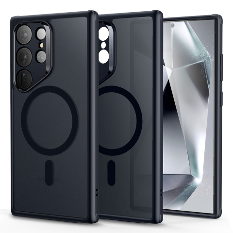 Huse & Folii Telefoane - Husa pentru Samsung Galaxy S24 Ultra - ESR Classic Hybrid HaloLock - Frosted Black