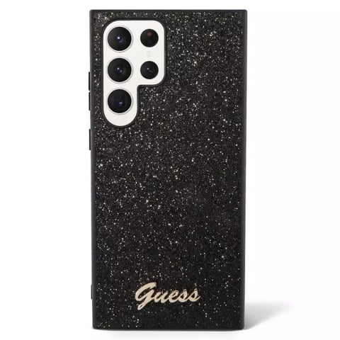 Husa pentru Samsung Galaxy S24 Ultra - Guess Glitter Script  - Black [2]