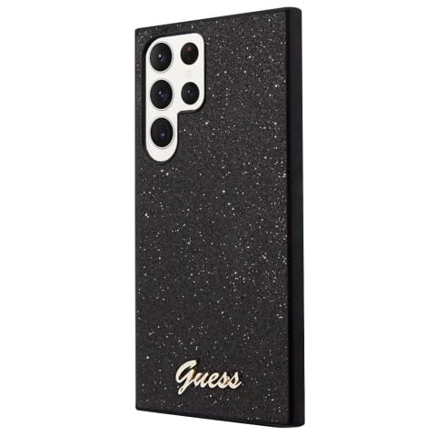 Husa pentru Samsung Galaxy S24 Ultra - Guess Glitter Script  - Black [3]
