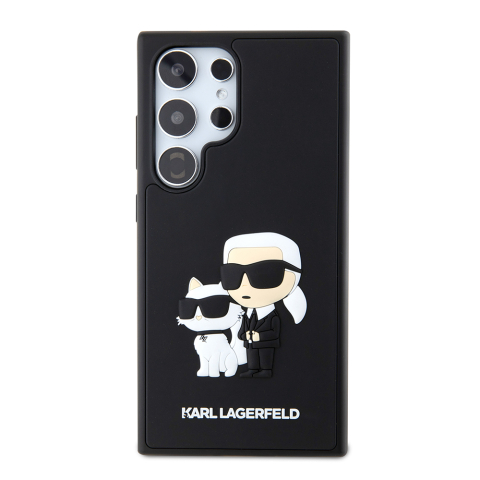 Husa pentru Samsung Galaxy S24 Ultra - Karl Lagerfeld 3D Design  - Rubber Karl&Choupette [1]
