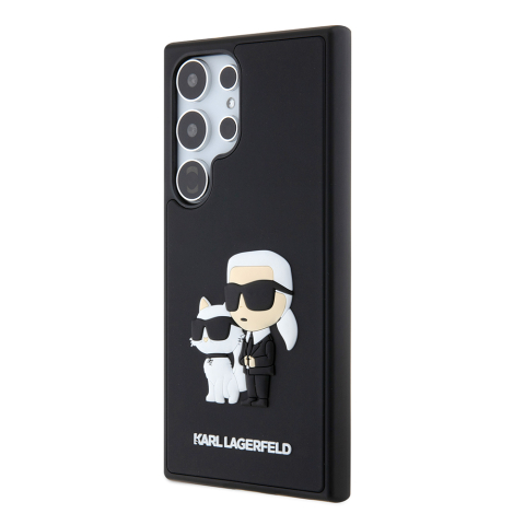 Husa pentru Samsung Galaxy S24 Ultra - Karl Lagerfeld 3D Design  - Rubber Karl&Choupette [5]