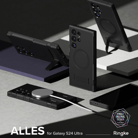 Husa pentru Samsung Galaxy S24 Ultra - Ringke Alles MagSafe - Black [5]