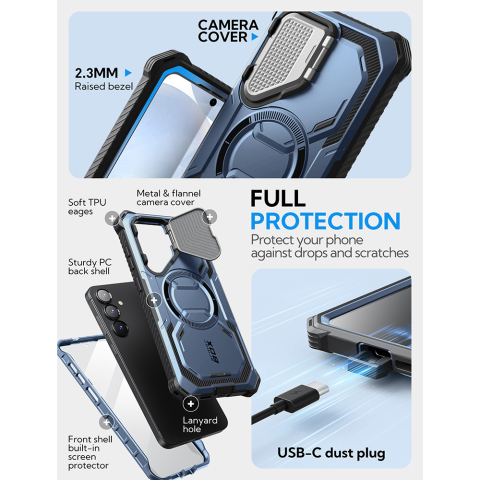 Husa pentru Samsung Galaxy S25 Plus + Folie - I-Blason Armorbox MagSafe - Tilt [5]