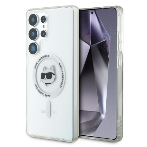 Huse telefoane - Husa pentru Samsung Galaxy S25 Ultra - Karl Lagerfeld IML MagSafe  - Choupette`s Head