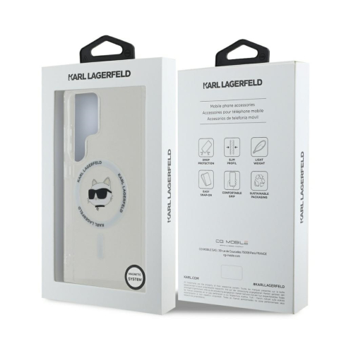 Husa pentru Samsung Galaxy S25 Ultra - Karl Lagerfeld IML MagSafe  - Choupette`s Head [6]