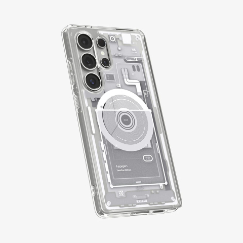 Husa pentru Samsung Galaxy S25 Ultra - Spigen Ultra Hybrid Zero One MagSafe - White [3]