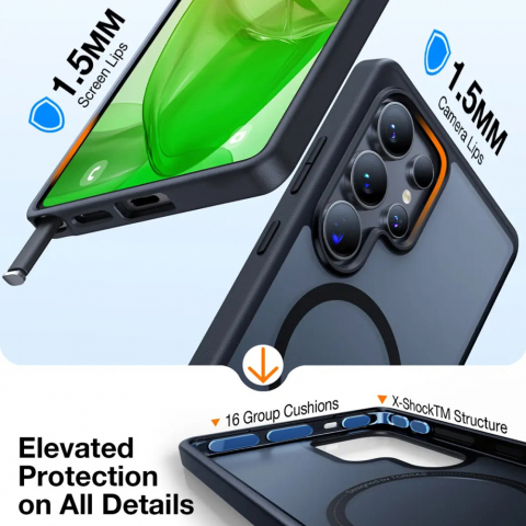 Husa pentru Samsung Galaxy S25 Ultra - Torras Guardian Magnetic Series - Clear [4]