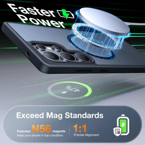 Husa pentru Samsung Galaxy S25 Ultra - Torras Guardian Magnetic Series - Clear [3]