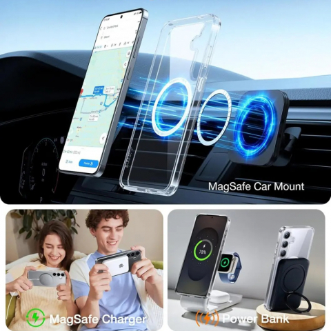 Husa pentru Samsung Galaxy S25 Ultra - Torras Guardian Magnetic Series - Clear [2]