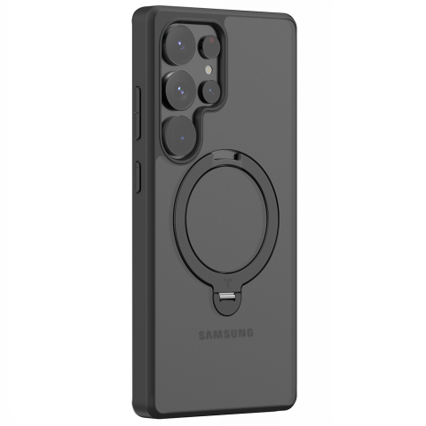 Husa pentru Samsung Galaxy S25 Ultra - Torras Ostand Spin Series - Black [1]