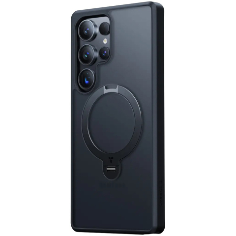 Husa pentru Samsung Galaxy S25 Ultra - Torras Ostand Spin Series - Black [2]