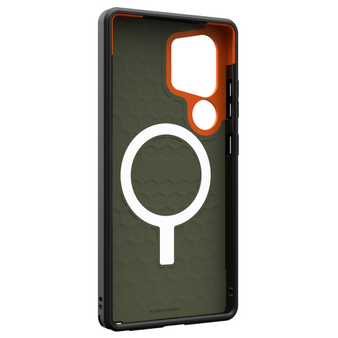 Husa pentru Samsung Galaxy S25 Ultra - UAG Civilian Pro MagSafe - Olive Drab / Orange [2]