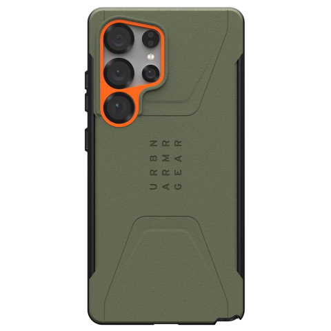 Husa pentru Samsung Galaxy S25 Ultra - UAG Civilian Pro MagSafe - Olive Drab / Orange [1]