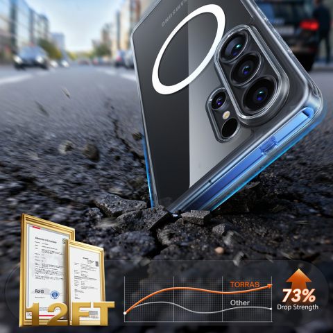 Husa pentru Samsung Galaxy S26 Ultra - Torras Guardian Magnetic Series - Transparent [3]