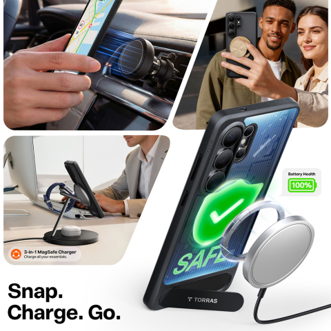 Husa pentru Samsung Galaxy S26 Ultra - Torras Pstand - Transparenta [4]