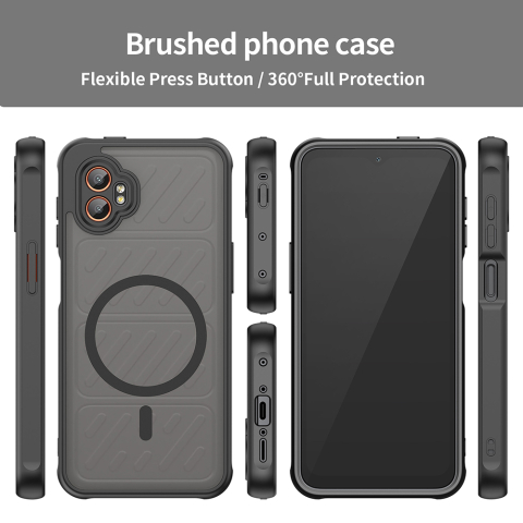 Husa pentru Samsung Galaxy Xcover7 Pro - Techsuit HaloFrost II MagSafe - Black [2]