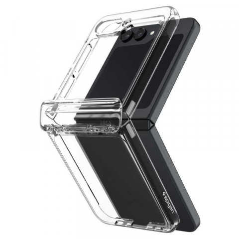 Huse & Folii Telefoane - Husa pentru Samsung Galaxy Z Flip5 - Spigen Thin Fit - Crystal Clear