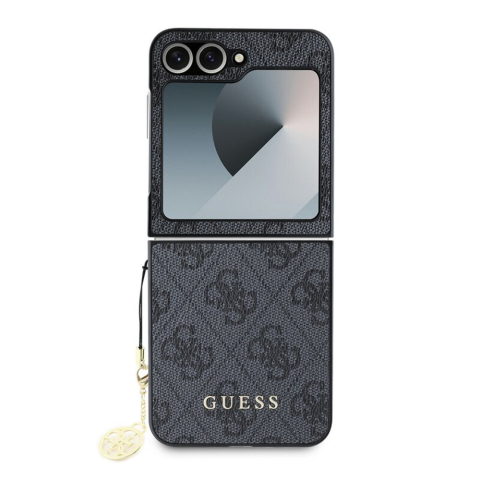 Husa pentru Samsung Galaxy Z Flip6 - Guess Hardcase 4G Charm  - Black [4]