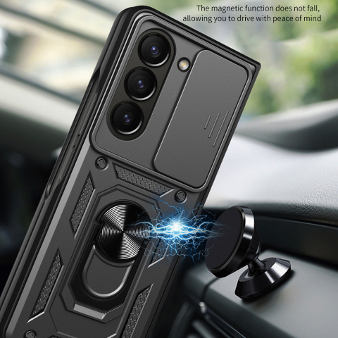Husa pentru Samsung Galaxy Z Fold5 - Techsuit CamShield Series - Black [5]