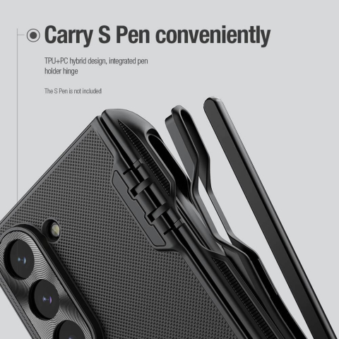 Husa pentru Samsung Galaxy Z Fold6 - Nillkin Super Frosted Shield Pen - Deep Green [5]