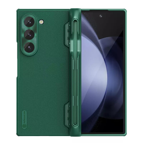 Huse & Folii Telefoane - Husa pentru Samsung Galaxy Z Fold6 - Nillkin Super Frosted Shield Pen - Deep Green