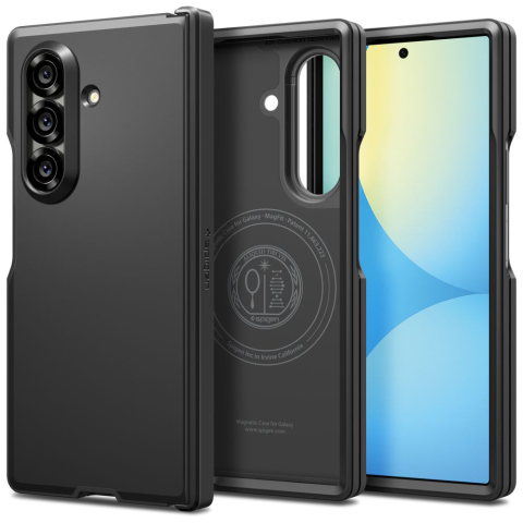 Huse & Folii Telefoane - Husa pentru Samsung Galaxy Z Fold7 - Spigen Tough Armor Pro MagSafe - Black