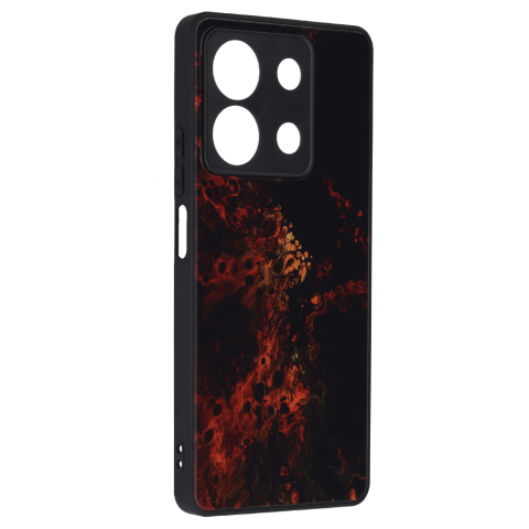 Husa pentru Xiaomi Redmi Note 13 5G - Techsuit Glaze Series - Red Nebula [4]