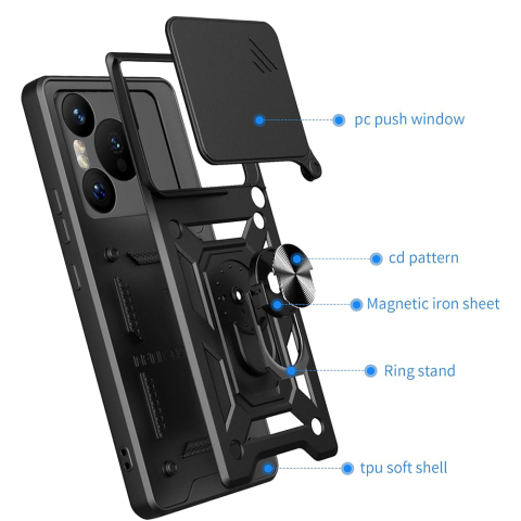 Husa pentru Xiaomi Redmi Note 14 5G - Techsuit CamShield Series - Blue [1]