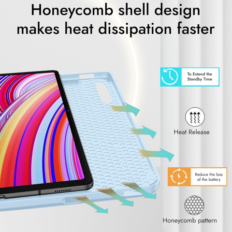 Husa pentru Xiaomi Redmi Pad Pro / Poco Pad - Techsuit Flex Trifold - Purple [3]