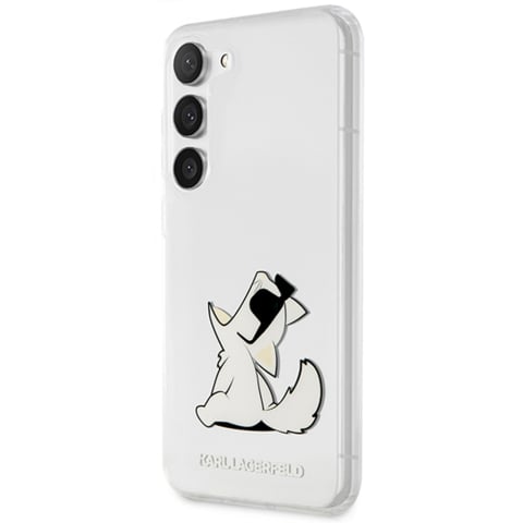 Husa Samsung Galaxy S23 Plus - Karl Lagerfeld Hardcase Transparent  - Choupette Fun [3]