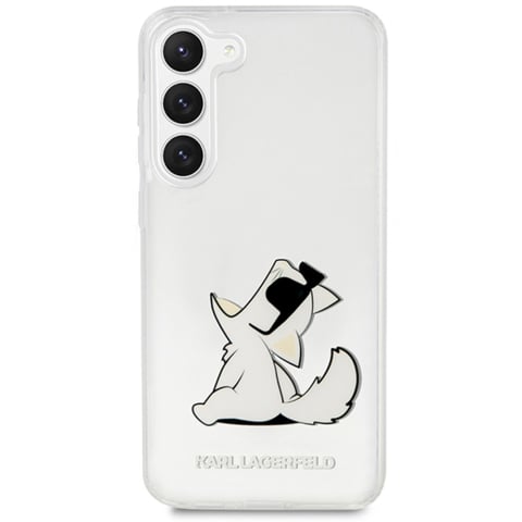 Husa Samsung Galaxy S23 Plus - Karl Lagerfeld Hardcase Transparent  - Choupette Fun [2]