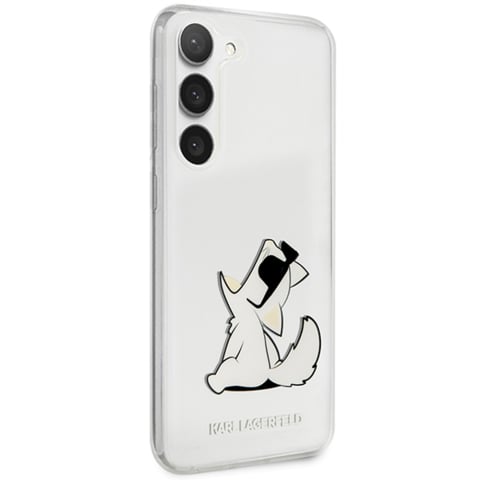 Husa Samsung Galaxy S23 Plus - Karl Lagerfeld Hardcase Transparent  - Choupette Fun [4]